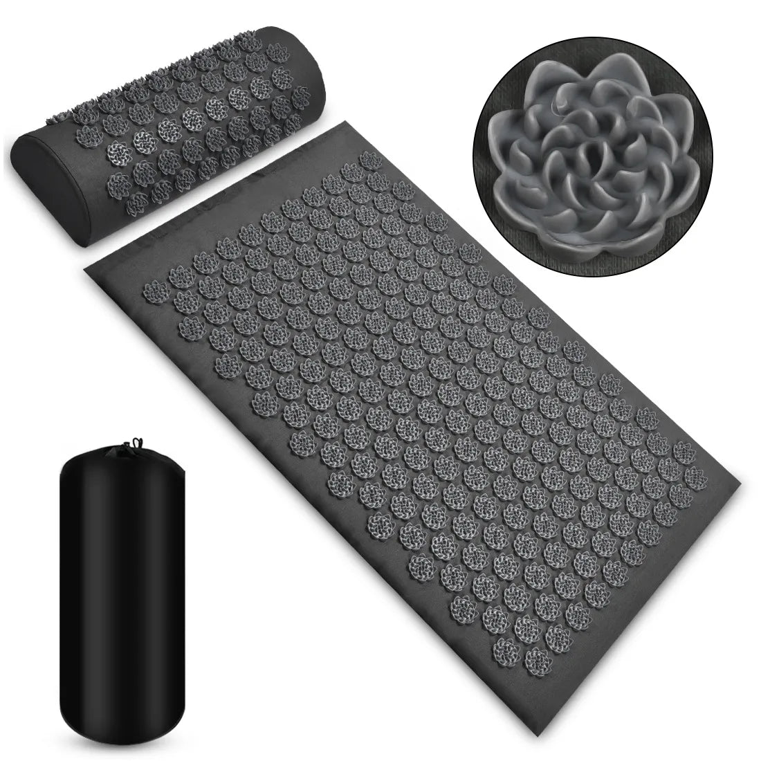 Acupressure Massage Mat &amp; Pillow Set