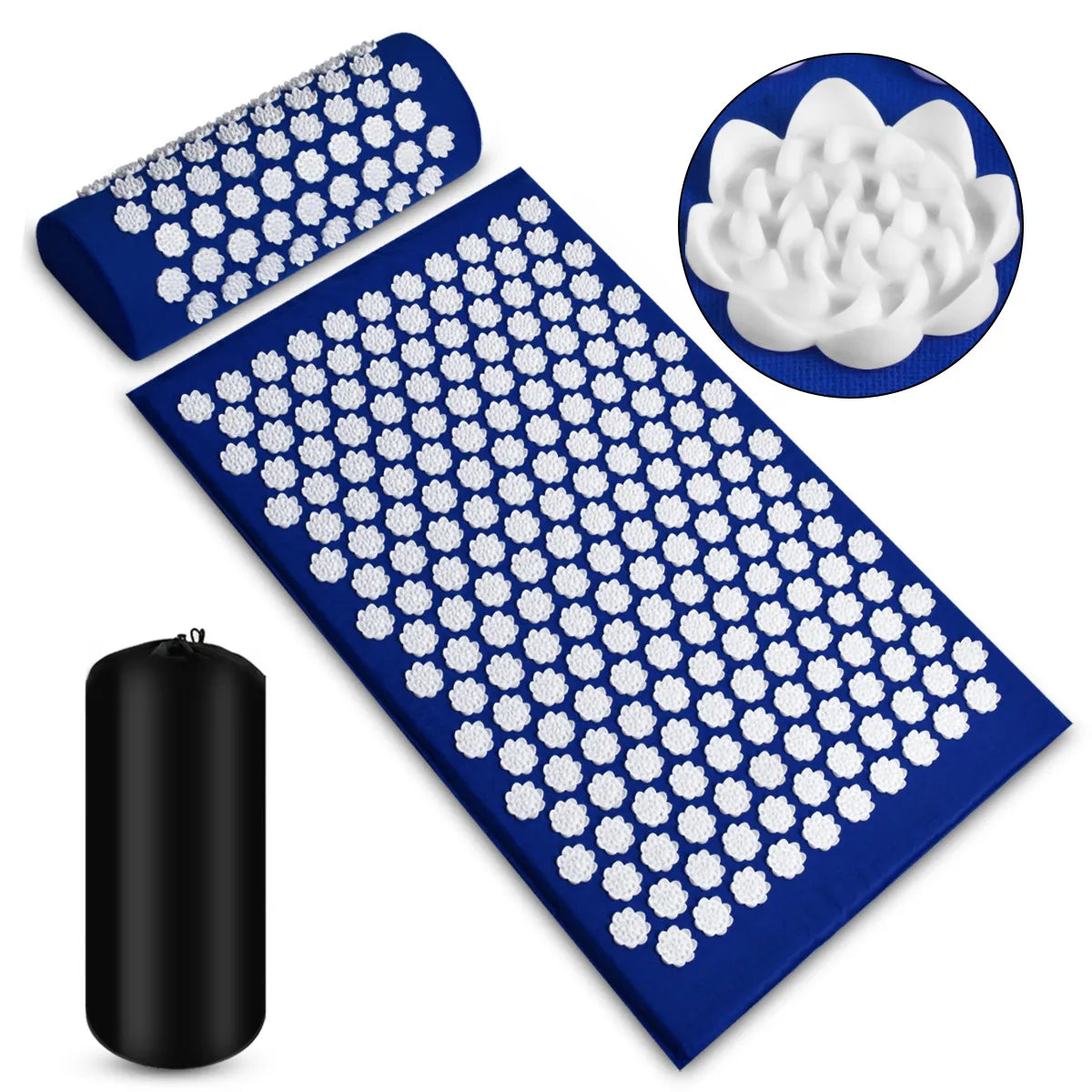 Acupressure Massage Mat &amp; Pillow Set