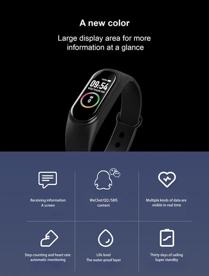 Smart Fitness Tracker Bracelet