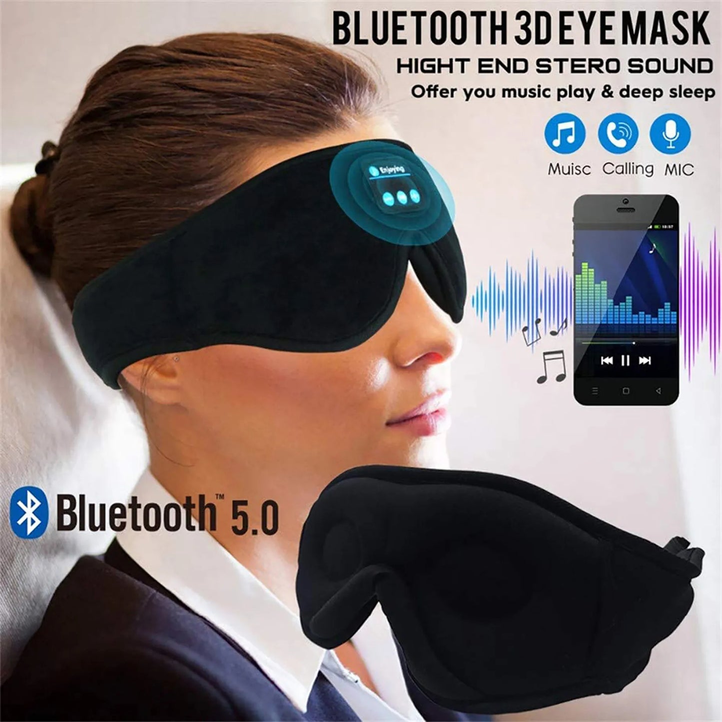Bluetooth Sleep Eye Mask